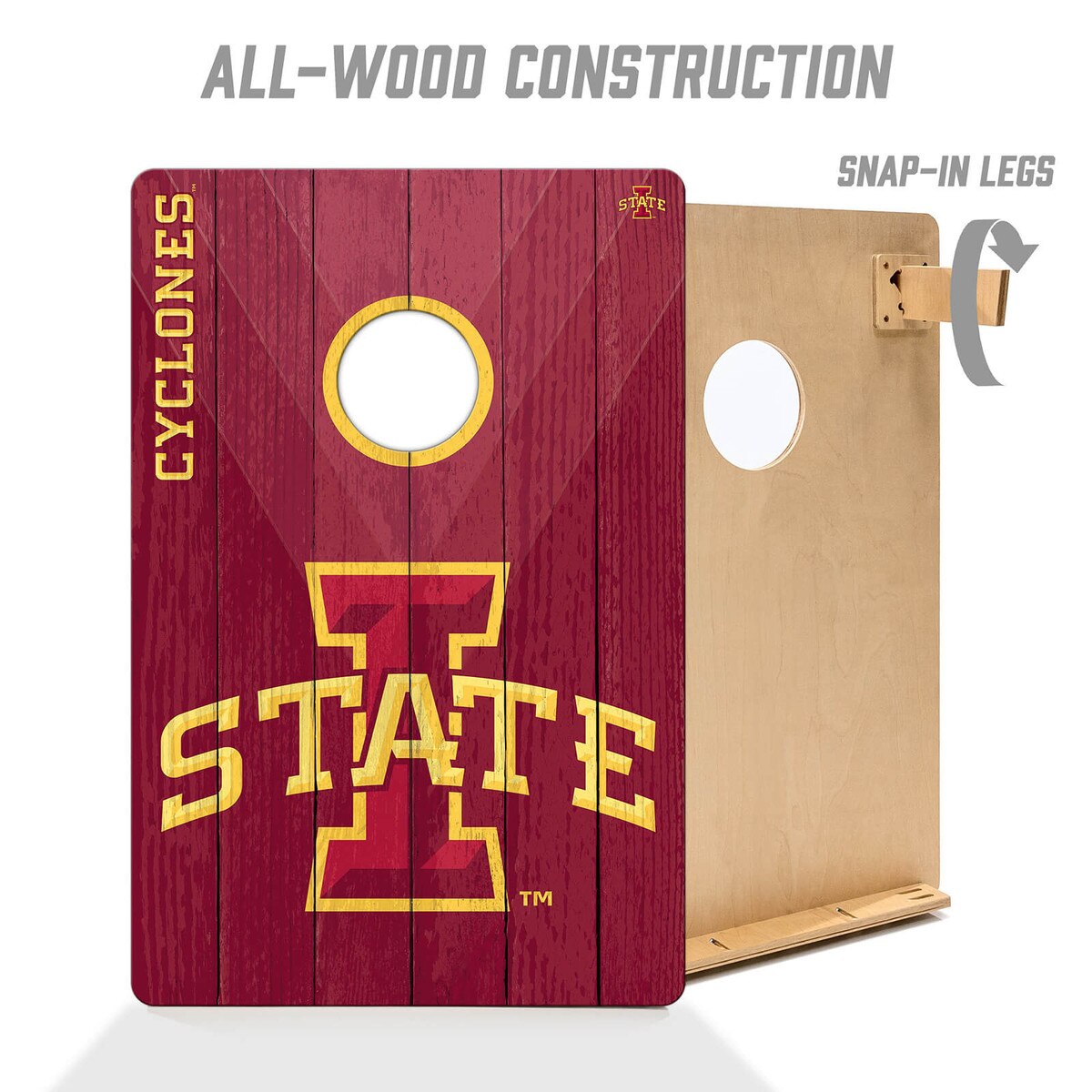 You The Fan I-State Cyclones Cornhole Game Set (2'x3')